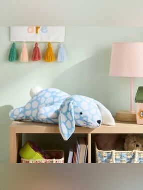 Cloud Bunny Weighted Plush Kids' Throw Pillow - Pillowfort™ NWT